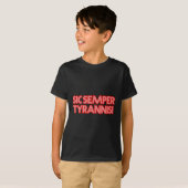 Sic Semper Tyrannis is dus altijd tegen Trump R T-shirt (Voorkant volledig)