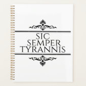 Sic Semper Tyrannis Planner (Voorkant)