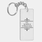 Sic Semper Tyrannis Sleutelhanger (Voorkant Links)