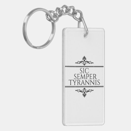 Sic Semper Tyrannis Sleutelhanger (Voorkant Links)