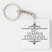 Sic Semper Tyrannis Sleutelhanger (voorkant)
