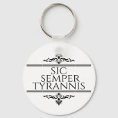 Sic Semper Tyrannis Sleutelhanger (Voorkant)