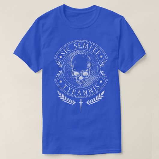 Sic Semper Tyrannis T-shirt (Design voorkant)