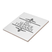 Sic Semper Tyrannis Tegeltje (Zijkant)