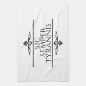 Sic Semper Tyrannis Theedoek (Verticaal)