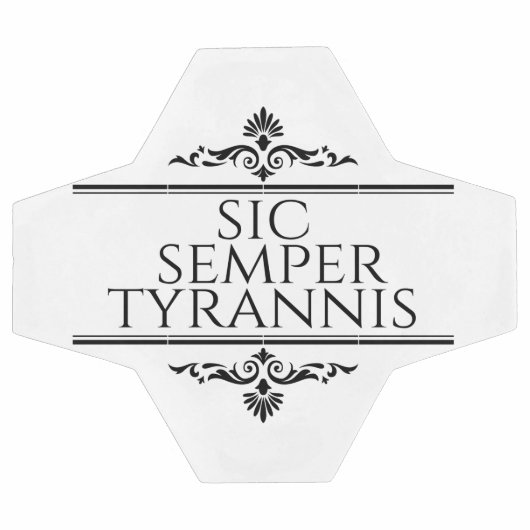 Sic Semper Tyrannis Voetbal (Enkel)