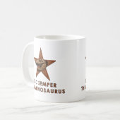 SIC SEMPER TYRANNOSAURUS KOFFIEMOK (Voorkant links)