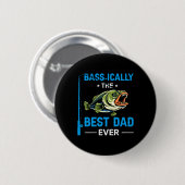  Sically Beste Vader Ooit Visser Vader's D Ronde Button 5,7 Cm (Voorkant /achterkant)