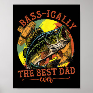 Sically De Beste Papa Ooit B Vissen Visser Vaders Poster