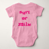 Sicc Surfing Company Baby Girl Surf of Milk Baby Romper (Achterkant)