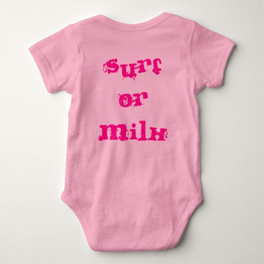 Sicc Surfing Company Baby Girl Surf of Milk Baby Romper (Achterkant)
