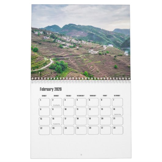Sichuan-Chinese kalender (Feb 2026)