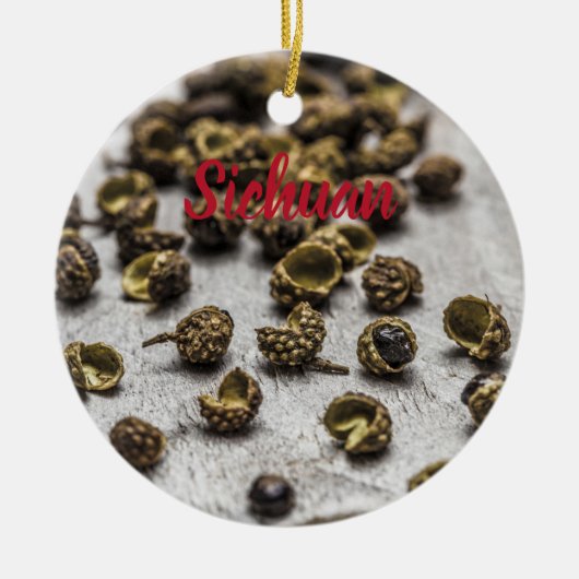 Sichuan Pepper Chinese cuisine Keramisch Ornament (Voorkant)