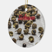 Sichuan Pepper Chinese cuisine Keramisch Ornament (Links)