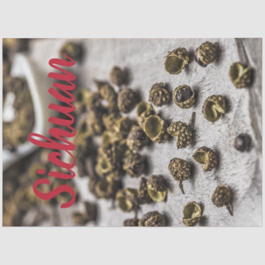 Sichuan Pepper Chinese cuisine Tissuepapier (Voorkant)