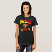 Sicilia 9 provincies t-shirt (Voorkant volledig)