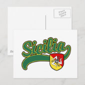 Sicilia Briefkaart (Voorkant / Achterkant)