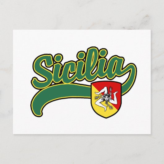 Sicilia Briefkaart (Voorkant)