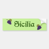 Sicilia Bumpersticker - Siciliaans erfgoed (Voorkant)