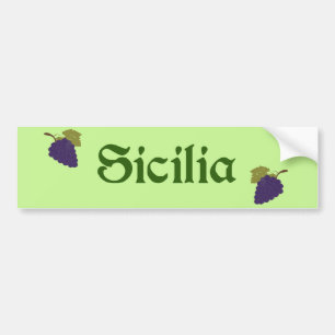 Sicilia Bumpersticker - Siciliaans erfgoed