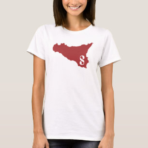 Sicilia darkred W T-shirt
