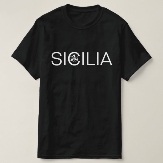 Sicilia en Trinacria T-shirt (Design voorkant)