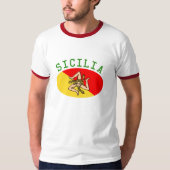 Sicilia Flag T-Shirt (Voorkant)