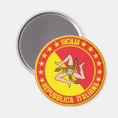 Sicilia Magneet (Voorkant / Achterkant)