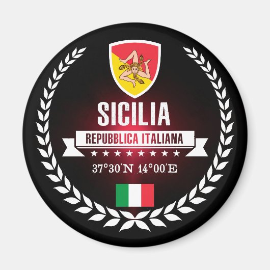 Sicilia Magneet (Voorkant)