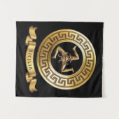 Sicilia (met symbool Trinacria) Wall Tapestry Wandkleed (Voorkant (horizontaal))