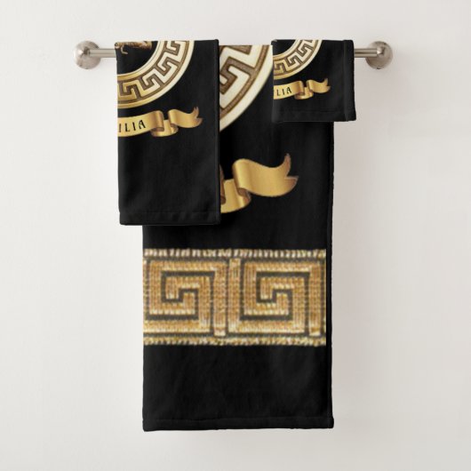 Sicilia (met Trinacria), symbool Doordhanddoekset Bad Handdoek (Insitu)