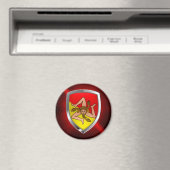 Sicilia Mettalic Emblem Magneet (Insitu (Vaatwasser))