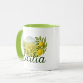 Sicilia Mt.Etna Design Mok (Voorkant links)