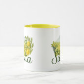 Sicilia Mt.Etna Design Mug Mok (Midden)