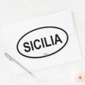 SICILIA OVALE STICKER (Envelop)