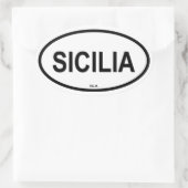 SICILIA OVALE STICKER (Tas)