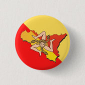 Sicilia 🇮 🇹 ☀️ ronde button 3,2 cm (Voorkant)