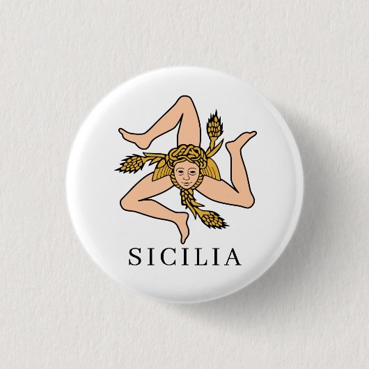 Sicilia Ronde Button 3,2 Cm (Voorkant)