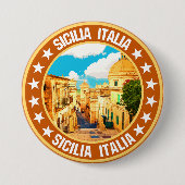 Sicilia Ronde Button 7,6 Cm (Voorkant)