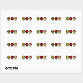 Sicilia Ronde Sticker (Vel)