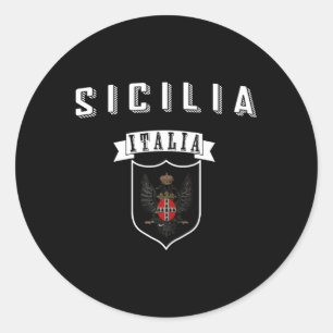 Sicilia Sicilia Italië Ronde Sticker