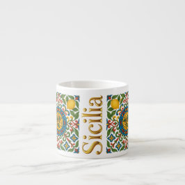 Sicilia Siciliaans patroon Espresso Kop