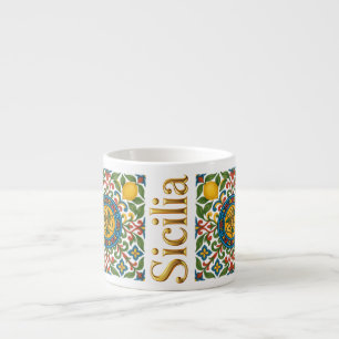 Sicilia Siciliaans patroon Espresso Kop