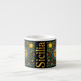 Sicilia Siciliaans patroon Espresso Kop