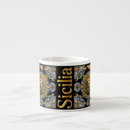 Sicilia Siciliaans patroon Espresso Kop