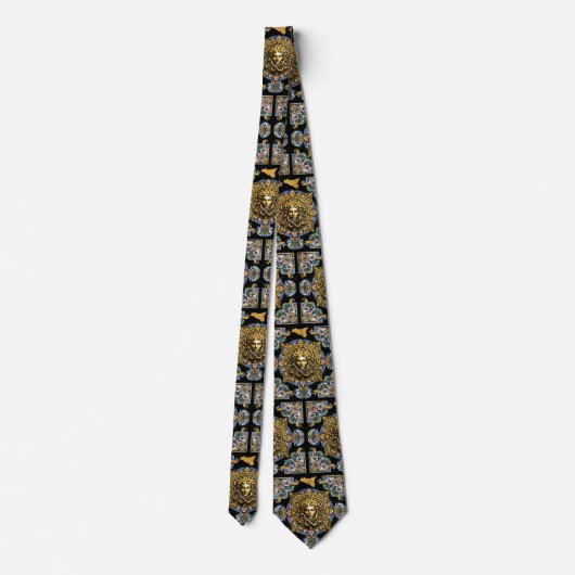 Sicilia Siciliaans patroon Stropdas (Achterkant)
