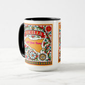 Sicilia Sicilian Design (customize with name) Mok (Voorkant links)