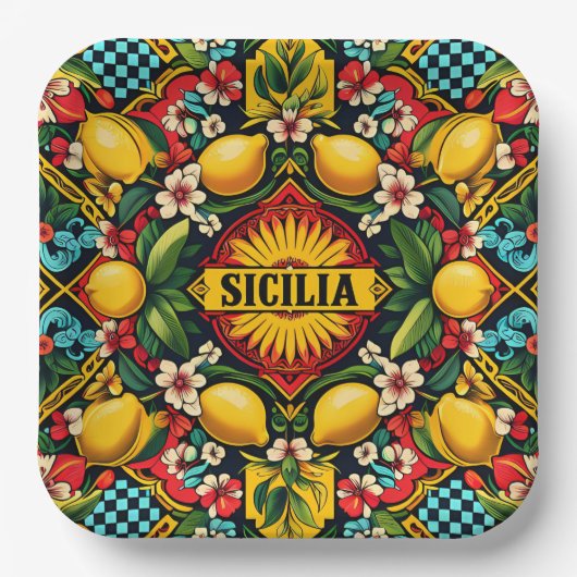 Sicilia Sicilian Paper Bord (Voorkant)