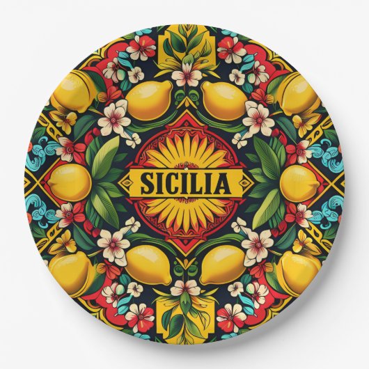 Sicilia Sicilian Paper Bord (Voorkant)