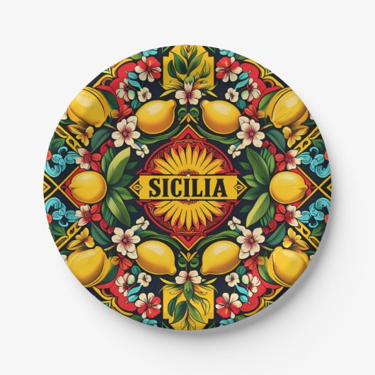 Sicilia Sicilian Paper Bord (Voorkant)